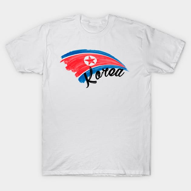 Korea flag T-Shirt by SerenityByAlex